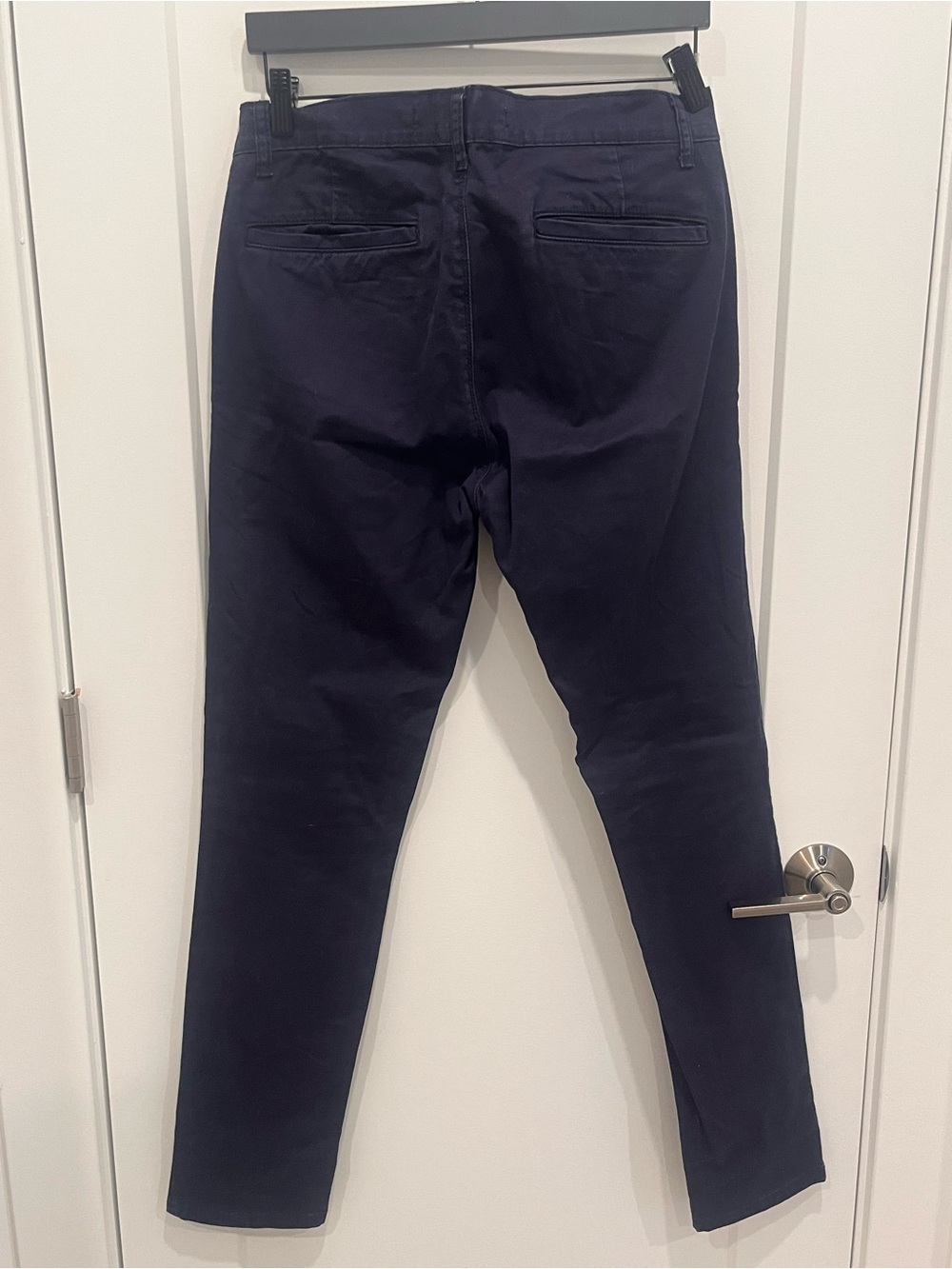 Topman Mens Stretch Skinny Dark Blue Pants (Size 32/32)